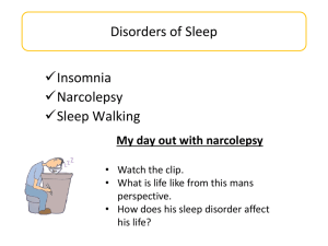 Disorders of sleep kto