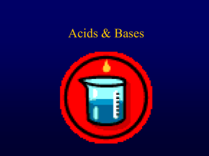 Acids and Bases