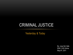 Criminal Justice