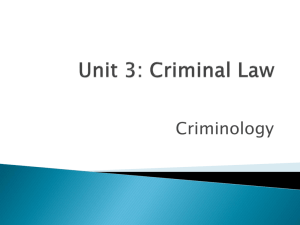 Introduction To Criminal Law Day 1