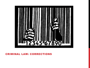 Law 12 Criminal Law Corrections