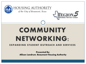 Community Networking - Beaumont HA