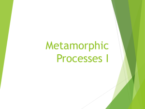 ES9 25 Metamorphic processes I