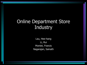 The Online Grocery Industry