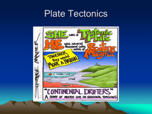 Plate Tectonics Chapter 3