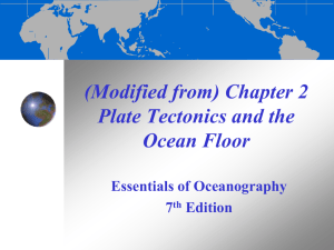 Evidence for plate tectonics