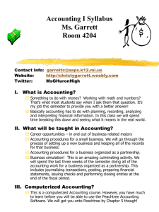 Accounting I Syllabus Ms. Garrett Room 4204