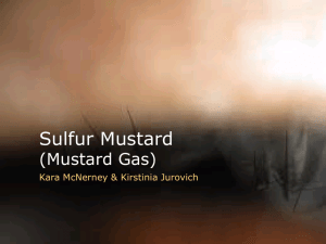 Sulfur Mustard (Mustard Gas)