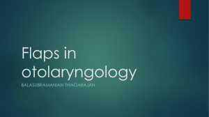 Flaps in otolaryngology