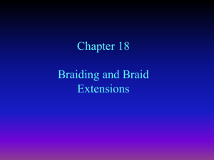 Module 18 - 12' Braiding and Braid Extensions