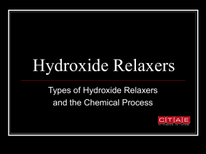 Hydroxide Relaxers Power Point