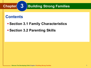 Chapter 3 Building Strong Families