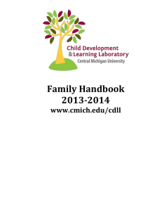 Family Handbook 2013-2014 - Central Michigan University