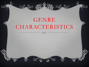Genre_characteristics presentation