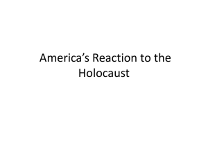 America's lack of response Holocaust