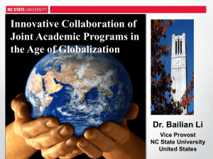 2. Joint Academic programs