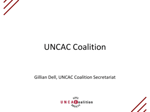 UNCAC Coalition General Presentation PPT