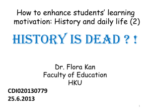 History and Daily Life