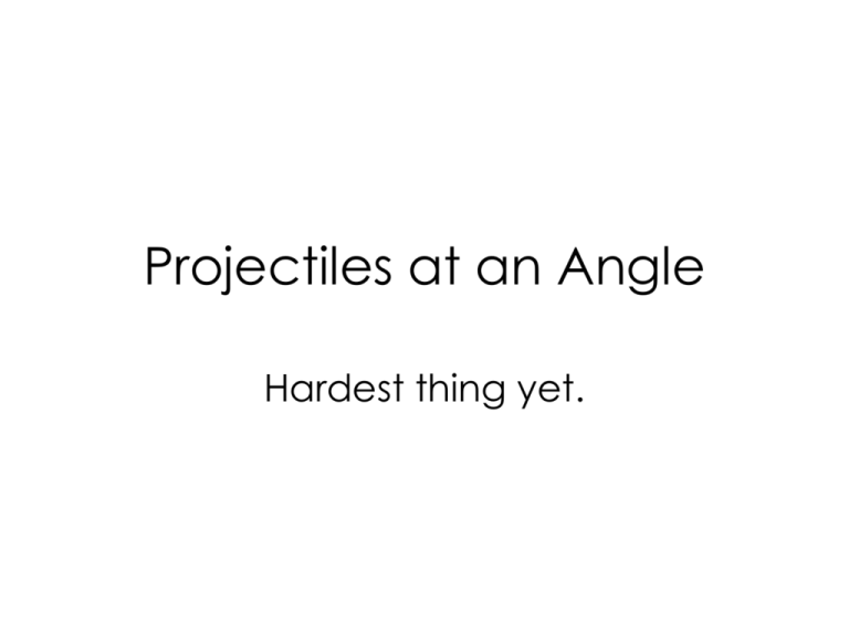 projectiles-at-an-angle