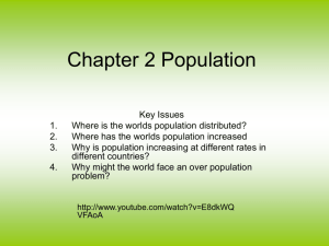 Chapter 2 Population - OCHS History and Geography