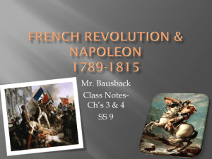 French Revolution 7 Napoleon 1789-1815