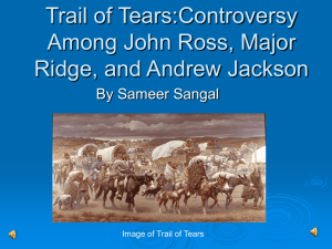 Trail of Tears 1830