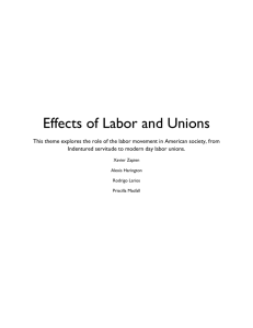 4th Period - Labor and Unions