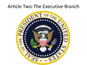 Executive Branch 10/16