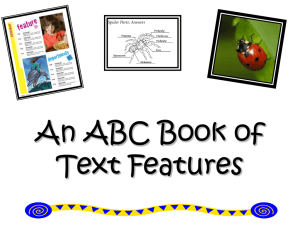 ABC BOOK of Text Features