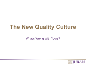 The New Quality Culture
