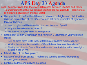 APS Day 33 Agenda