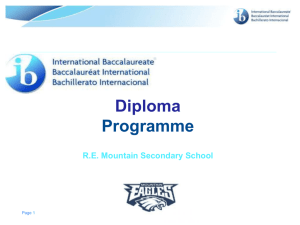What is the Diploma Programme?