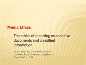 Media Ethics - California State University, Long Beach