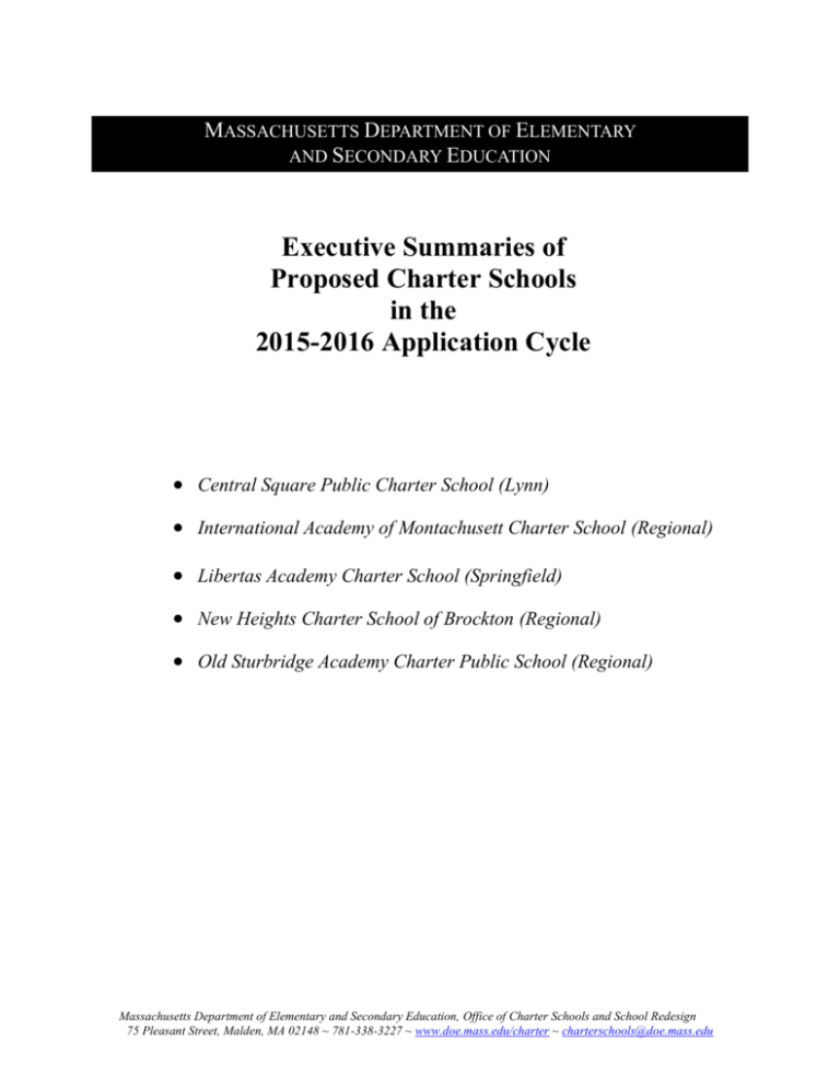 executive-summaries-of-proposed-charter-schools