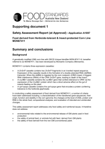 Supporting document 1 - Food Standards Australia New Zealand