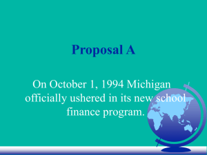school finance - Michigan State University
