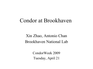 Condor @ Brookhaven