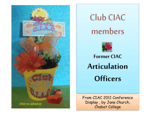 CIAC Retirees - The California Intersegmental Articulation Council