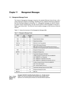 Management Messages