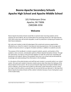High School/Middle School Handbook - Boone