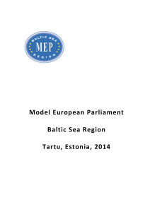 MEP BSR Contact book Tartu Estonia 2014