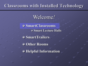 Classrooms with Installed Technology