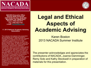 Ethical Dilemmas in Advising - Nacada