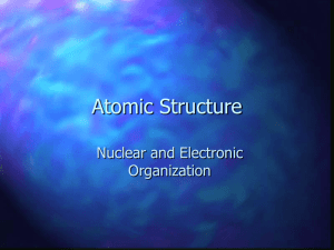 Atomic Structure - Del Mar College