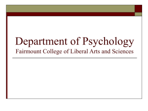 Department of Psychology - Wichita State University