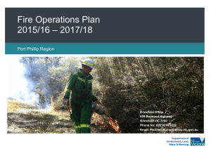 Port Phillip Fire Operations Plan - Department of Environment, Land