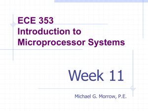 Week 1 PowerPoint - Michael G. Morrow