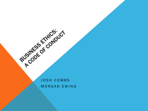 Business Ethics - JDC Digital Portfolio