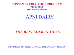 milk procurement