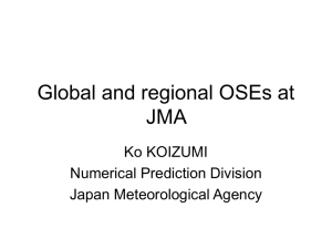 Global and regional OSEs at JMA